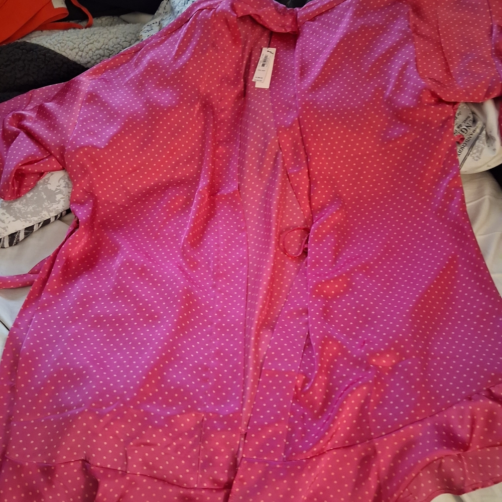 Victoria's Secret Pink Polka Dot Robe